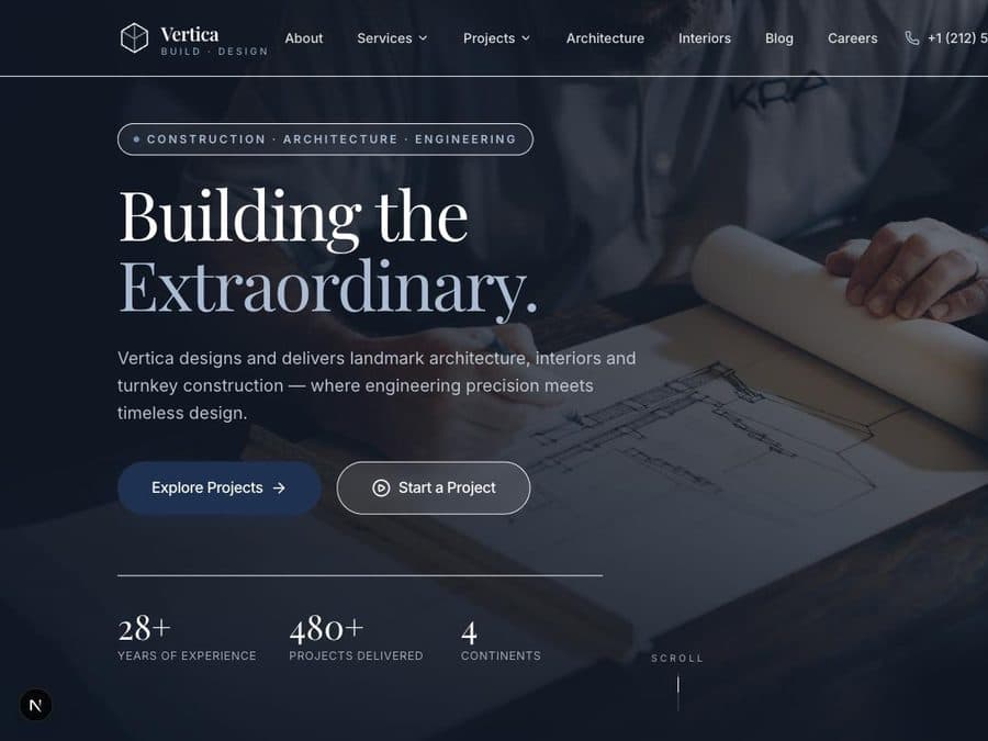 Kurumsal Web Sitesi — Vento Yapı